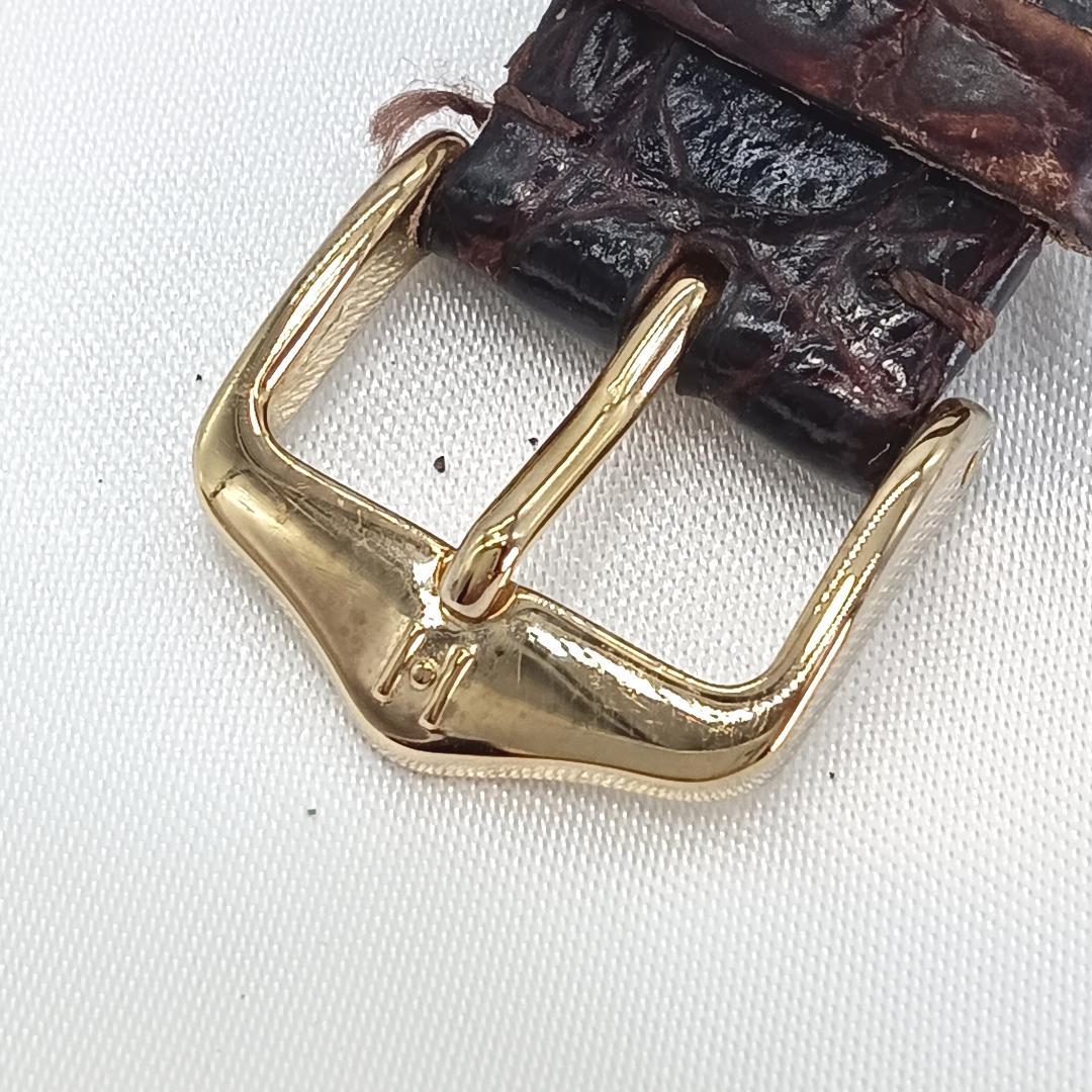 稼働品 LONGINES ロンジン クォーツ 腕時計 ゴールド スクエア