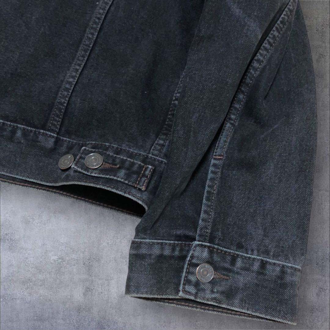 90s ユーロリーバイスLevi's70506 ブラックトラッカージャケット　L