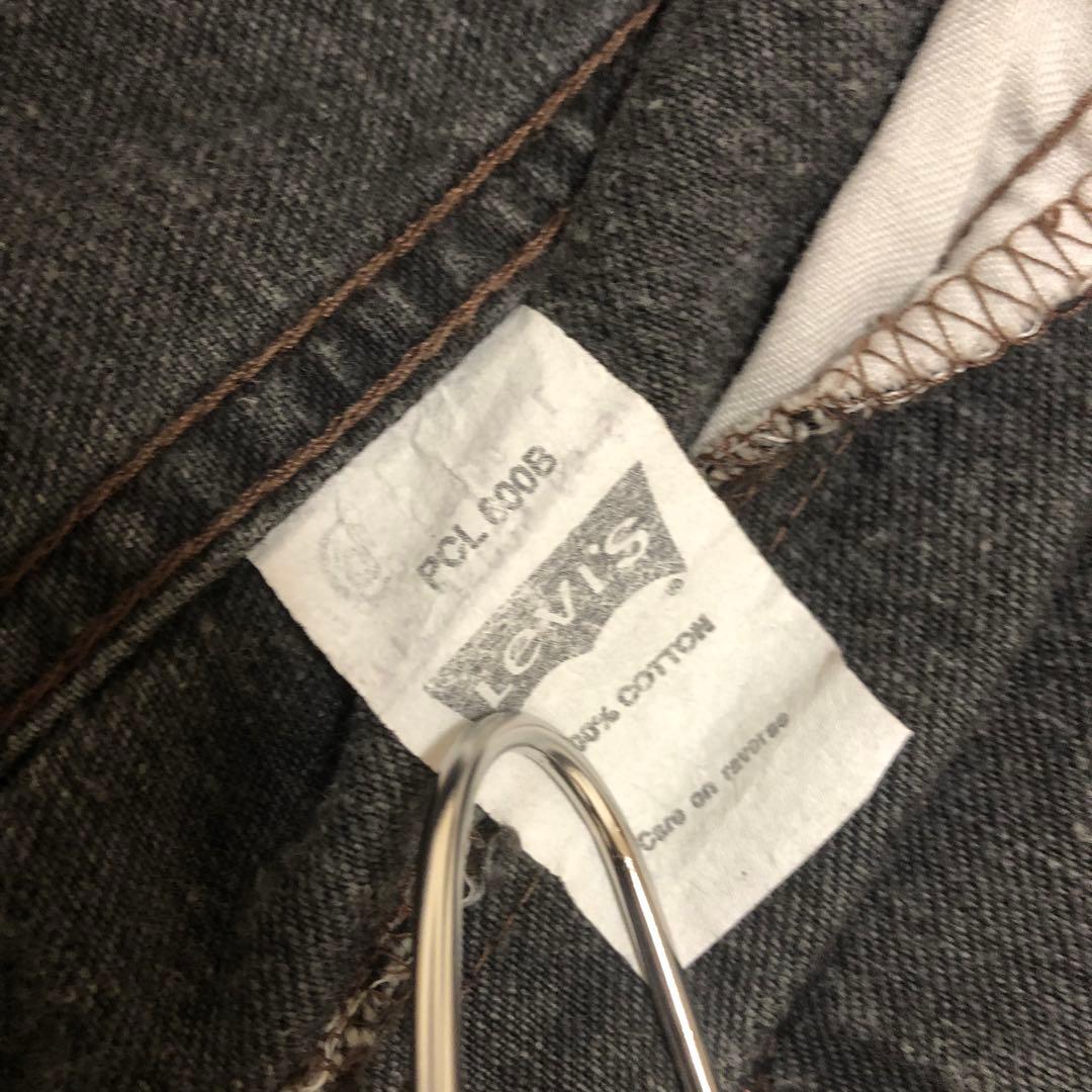 90s ユーロリーバイスLevi's70506 ブラックトラッカージャケット　L