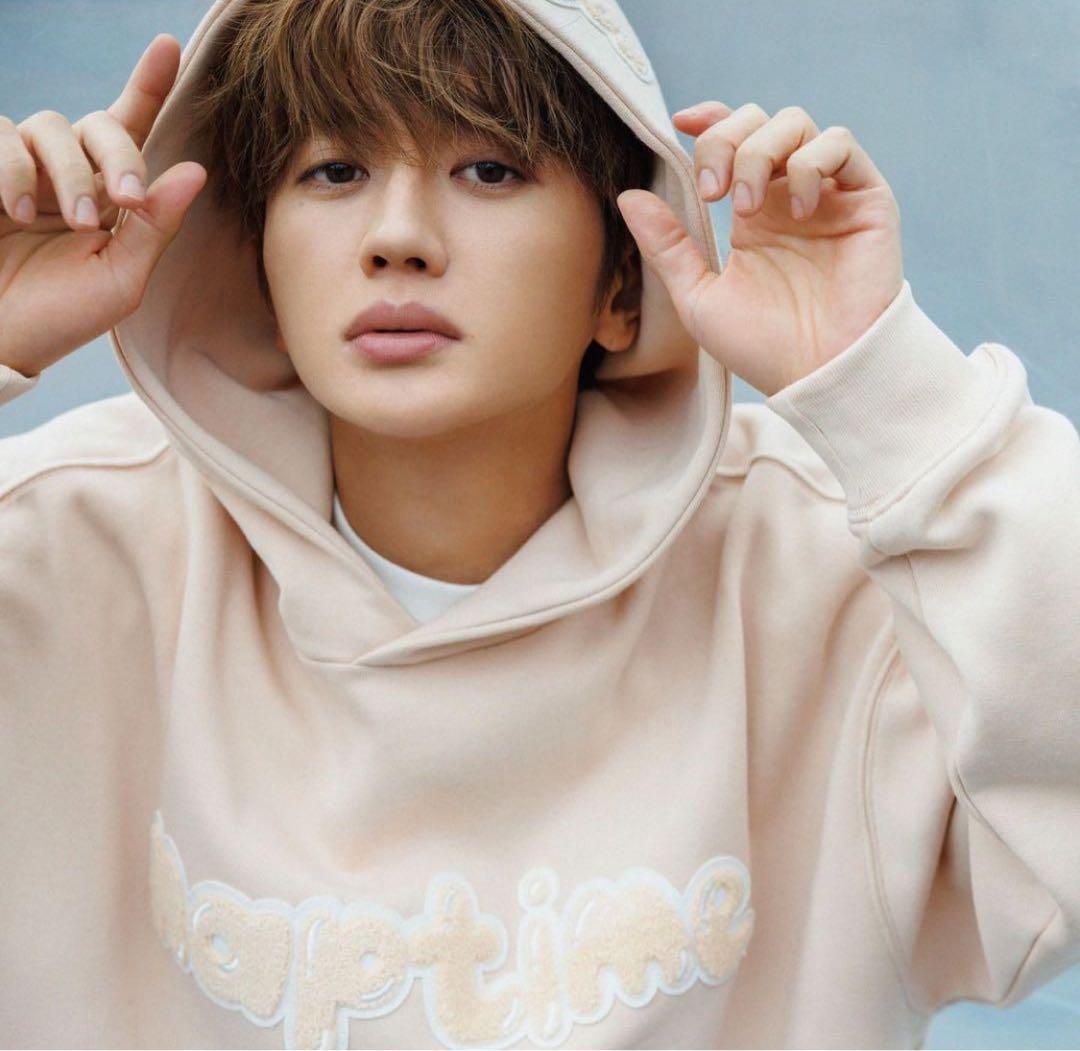 【苺飴ニダ】 naptime2024FW ワッペンパーカー