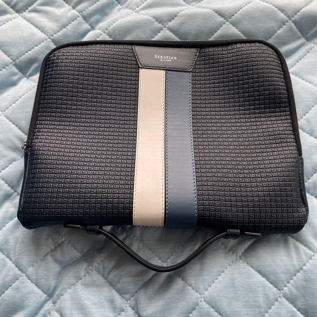 SERAPIAN メンズクラッチバッグ