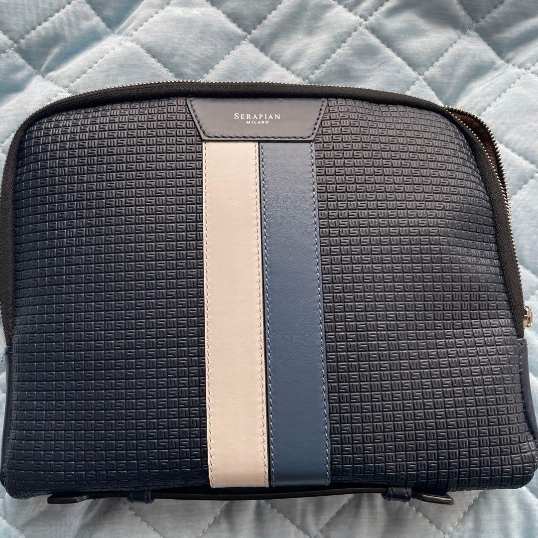 SERAPIAN メンズクラッチバッグ
