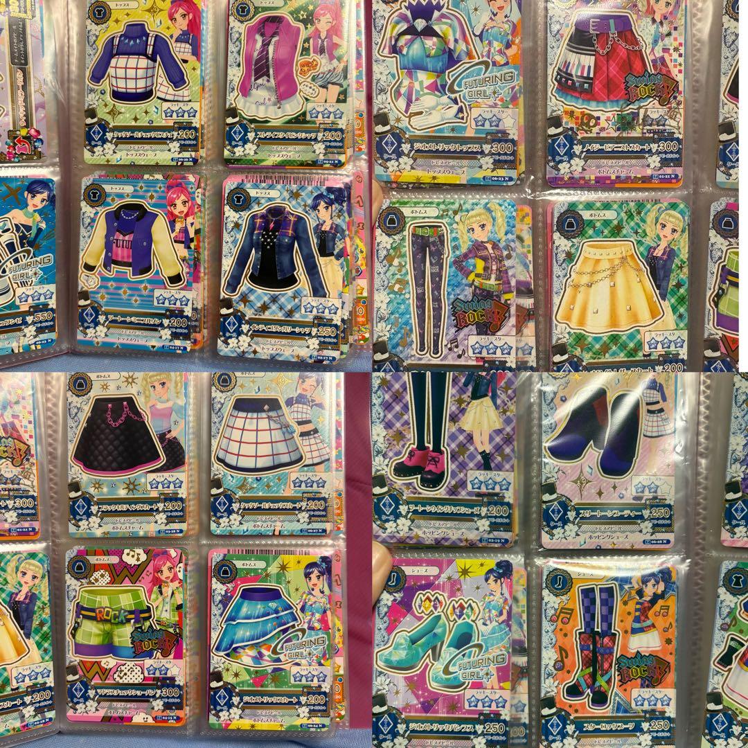 ビ*中様 アイカツ カード まとめ売り 約165枚+ICカード ファン証明書 ミ