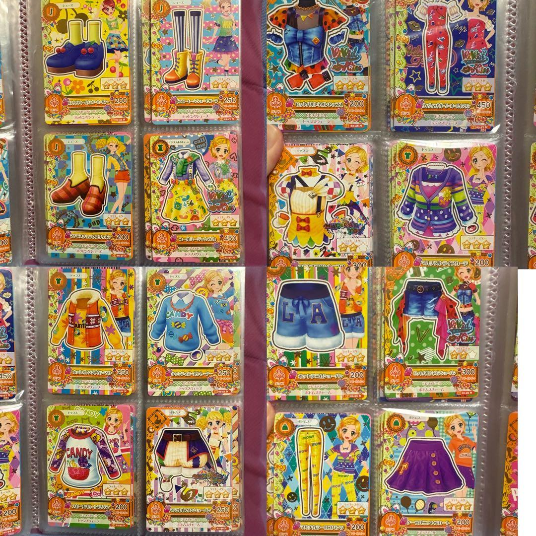 ビ*中様 アイカツ カード まとめ売り 約165枚+ICカード ファン証明書 ミ