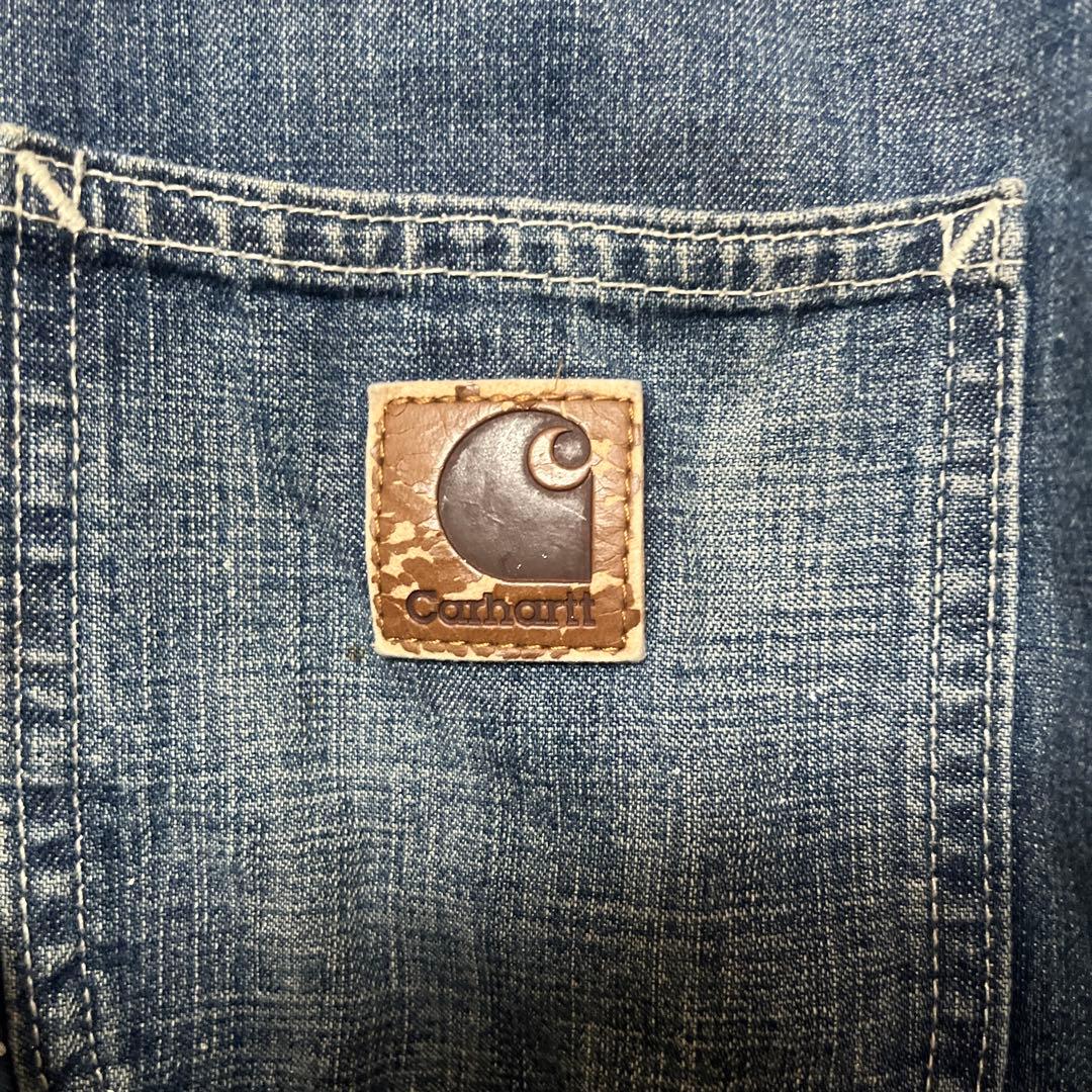 カーハート デニム カバーオール