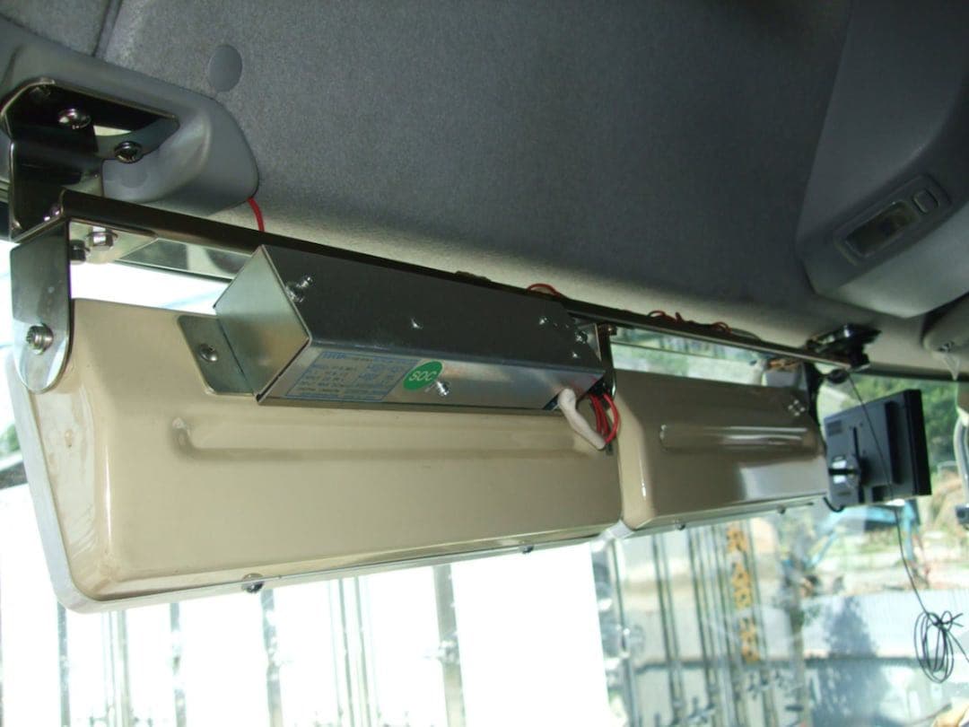 17クオン（パーフェクトクオン）　2連ワンマンアンドン　鍛冶屋製ステー付き