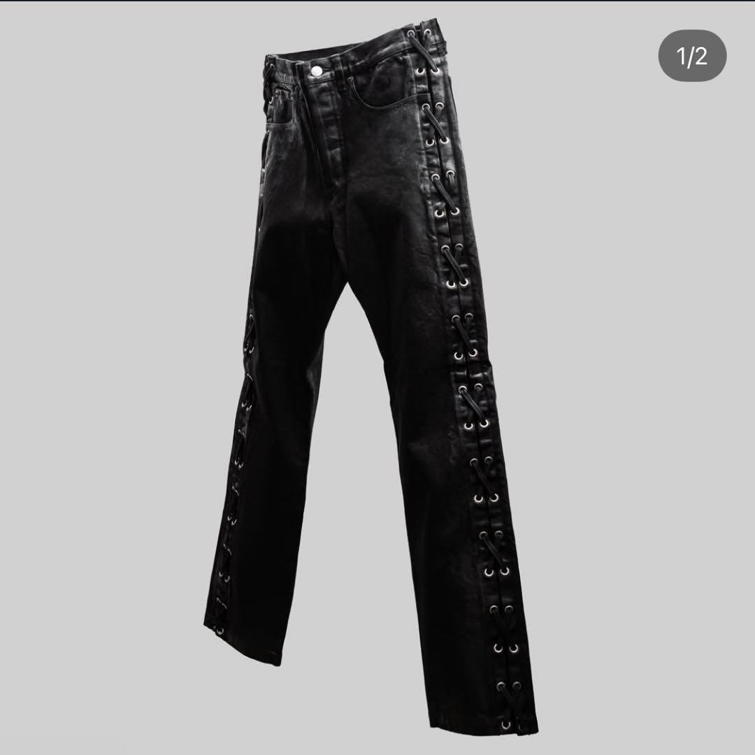 yzerr着用　BREATH コーティングパンツ　M lastnest