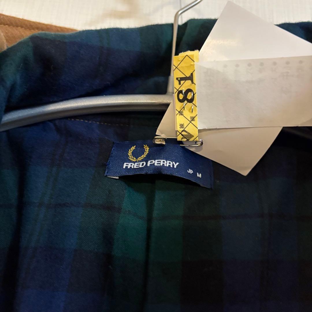 【美品】FRED PERRY フレッドペリー ダッフルコート Mサイズ キャメル