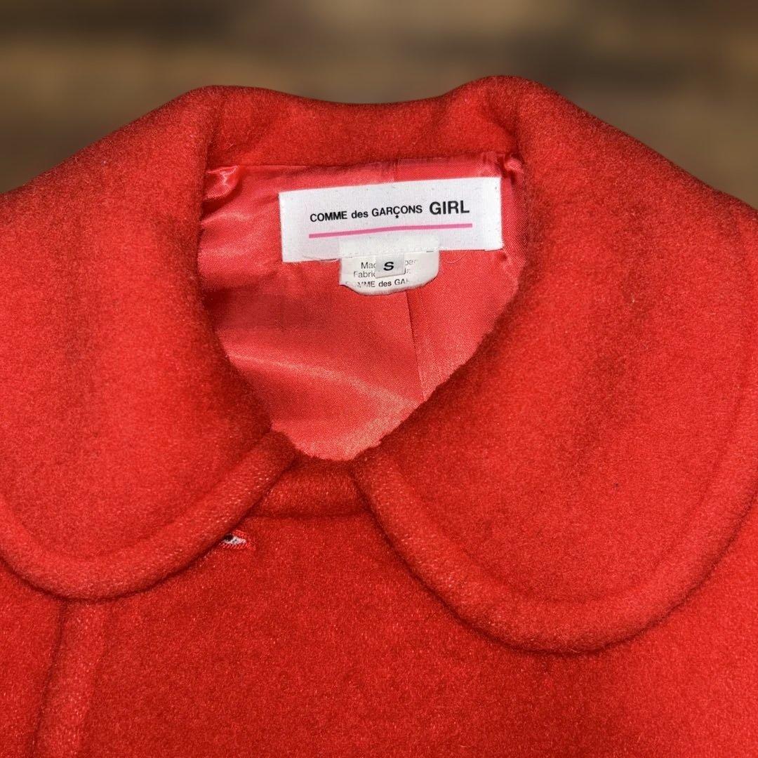 コムデギャルソンガール　真っ赤なコート