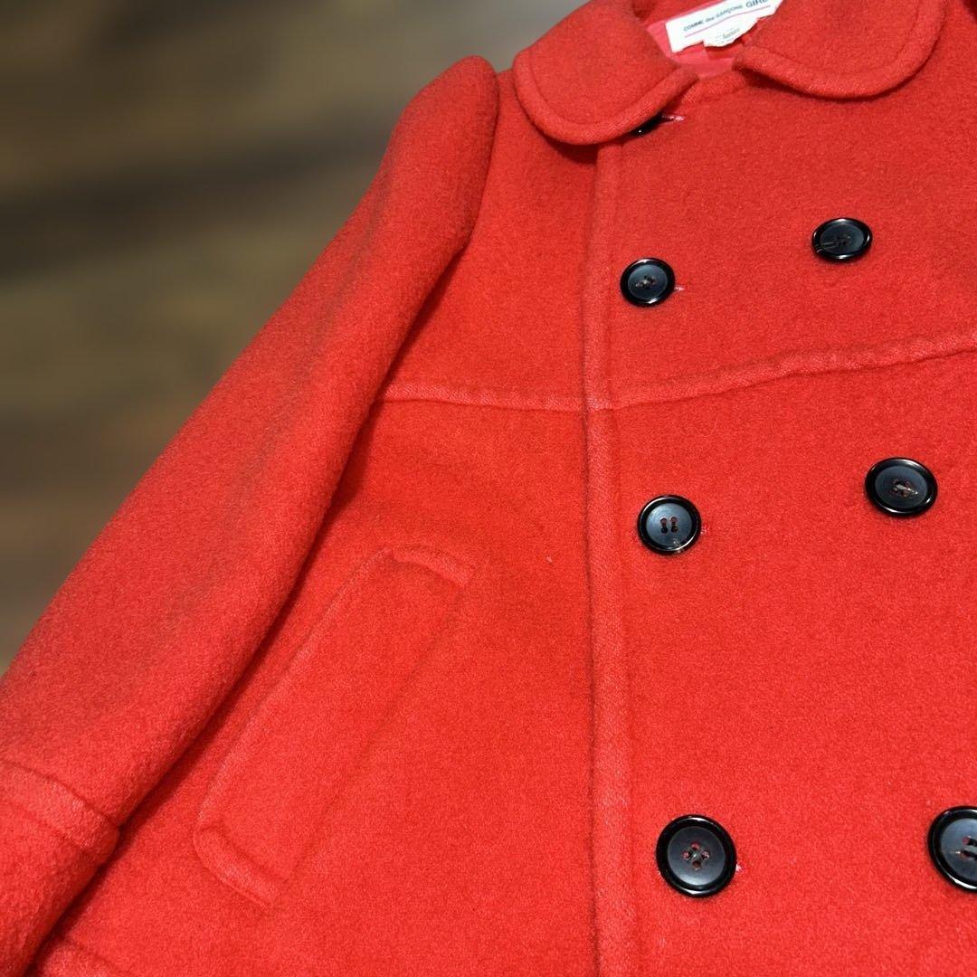 コムデギャルソンガール　真っ赤なコート