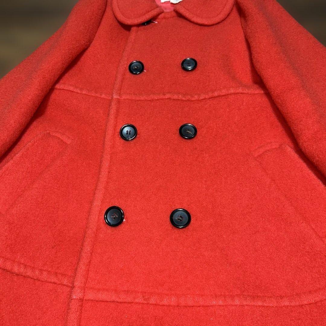 コムデギャルソンガール　真っ赤なコート