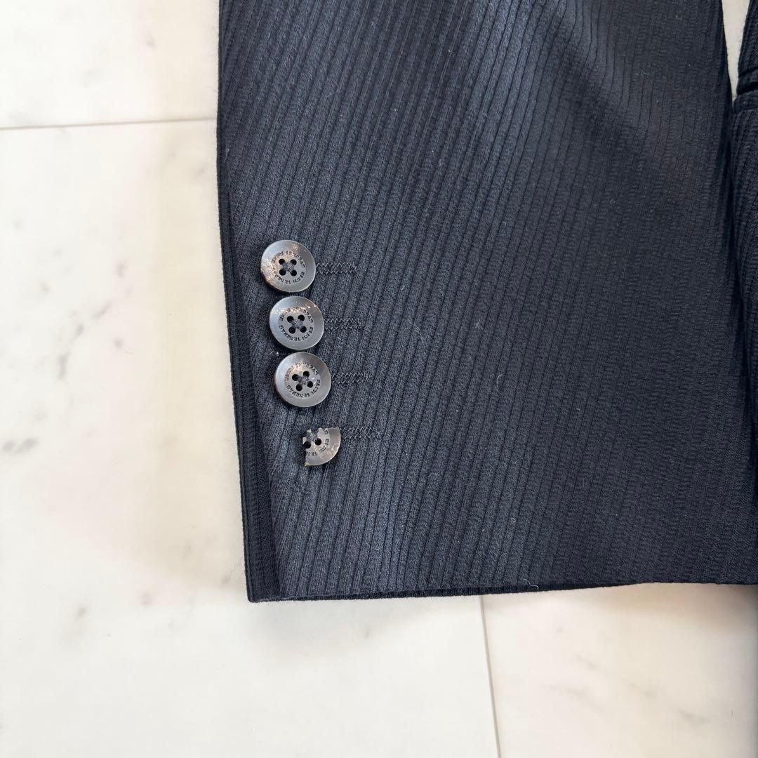 メンズティノラス 3ピース ストライプ ダブル セットアップ スーツ ジレ M