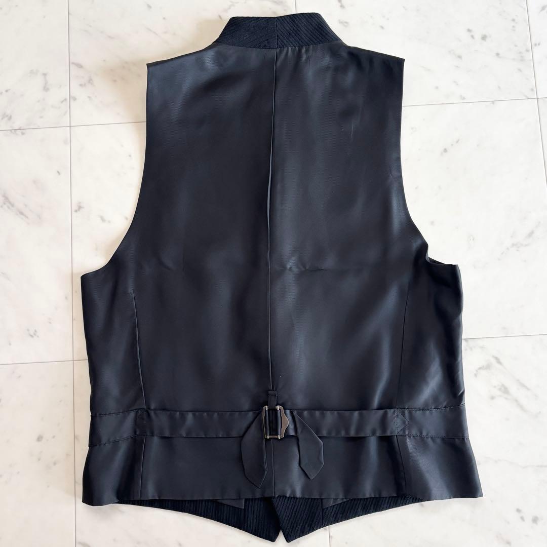 メンズティノラス 3ピース ストライプ ダブル セットアップ スーツ ジレ M