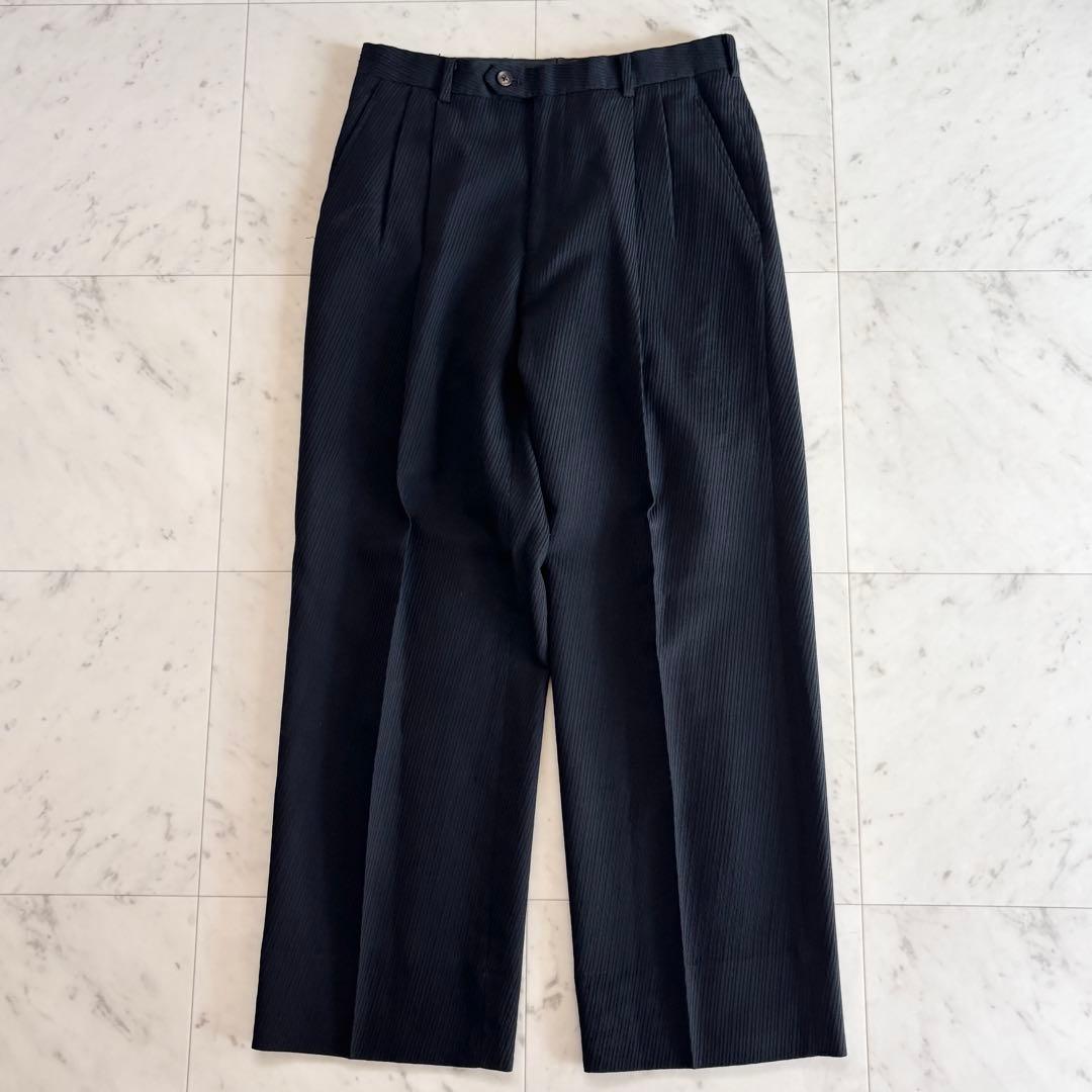 メンズティノラス 3ピース ストライプ ダブル セットアップ スーツ ジレ M