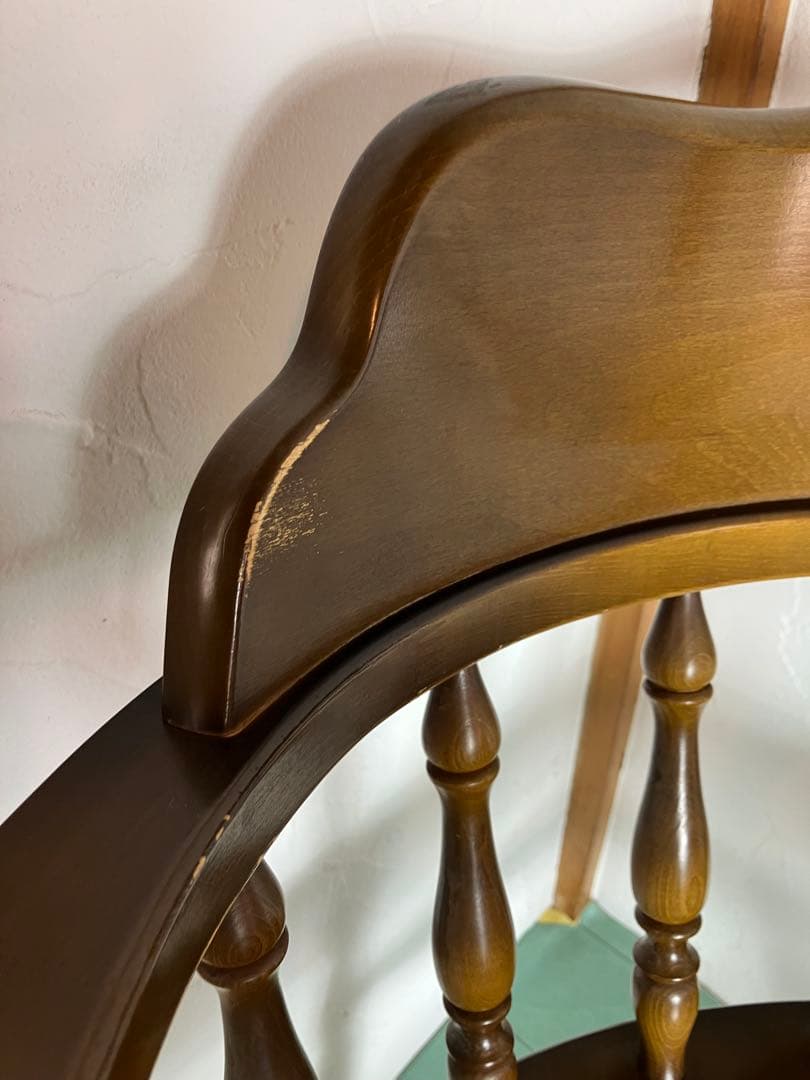 飛騨産業　キツツキ　ダイニングチェア　アームチェア　② イス　椅子　チェア