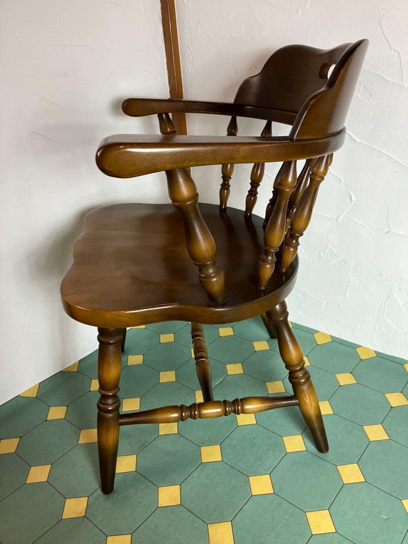 飛騨産業　キツツキ　ダイニングチェア　アームチェア　② イス　椅子　チェア