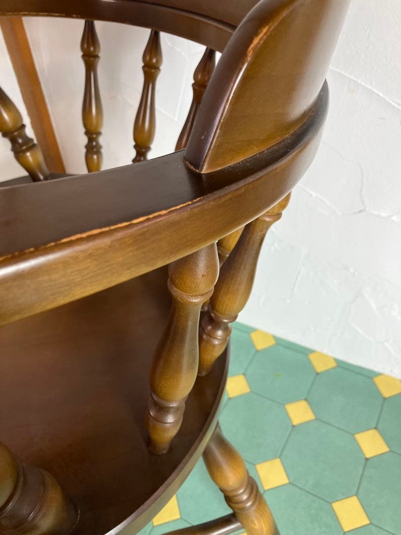 飛騨産業　キツツキ　ダイニングチェア　アームチェア　② イス　椅子　チェア