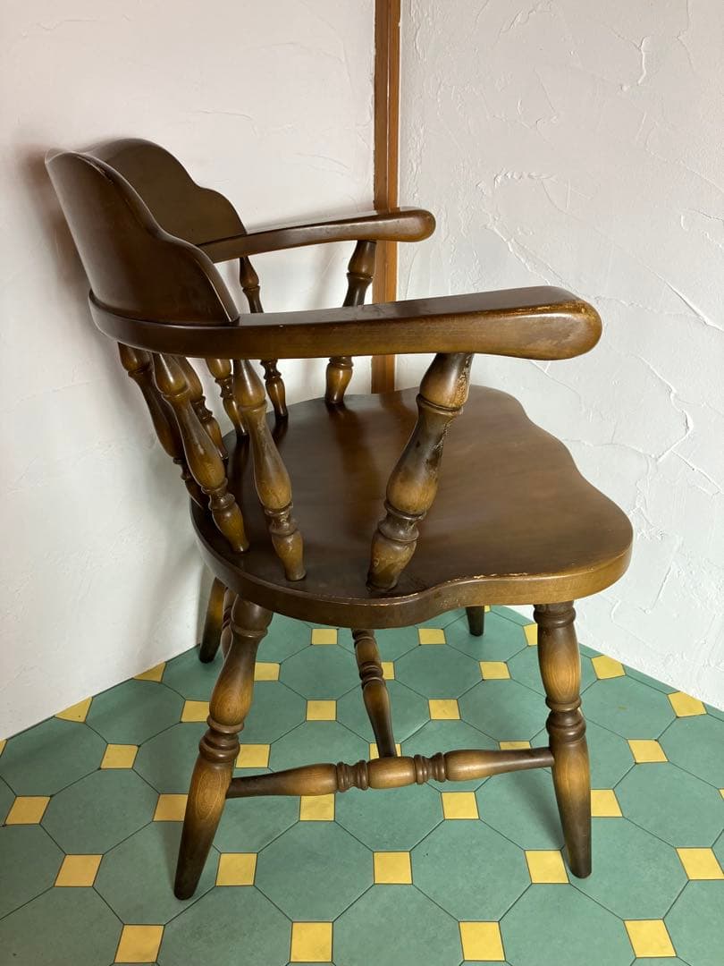 飛騨産業　キツツキ　ダイニングチェア　アームチェア　② イス　椅子　チェア