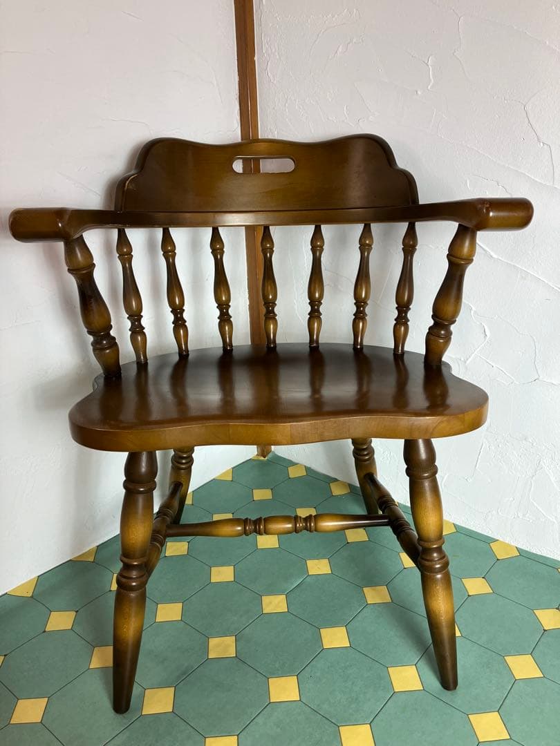 飛騨産業　キツツキ　ダイニングチェア　アームチェア　② イス　椅子　チェア