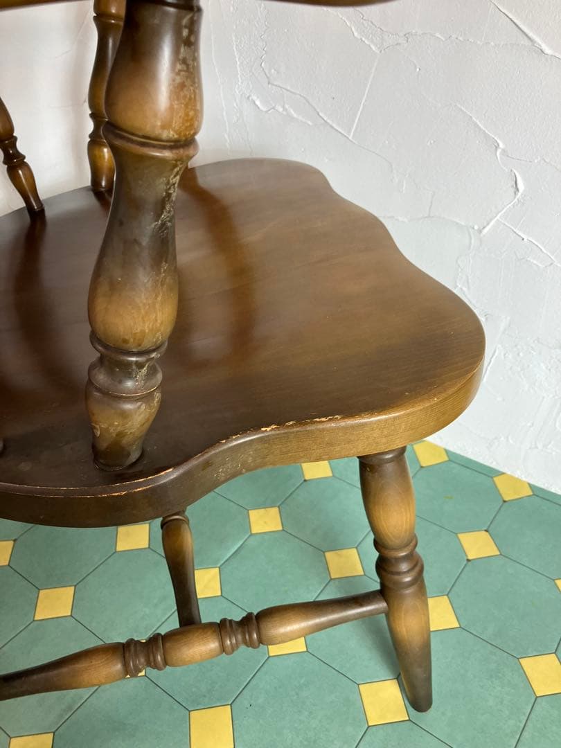 飛騨産業　キツツキ　ダイニングチェア　アームチェア　② イス　椅子　チェア