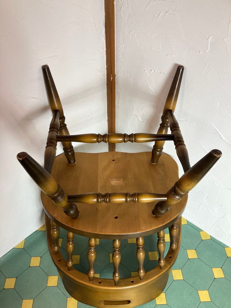 飛騨産業　キツツキ　ダイニングチェア　アームチェア　② イス　椅子　チェア