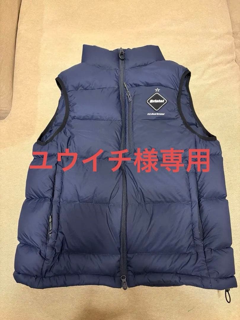 F.C.Real Bristol ダウンベスト ネイビー