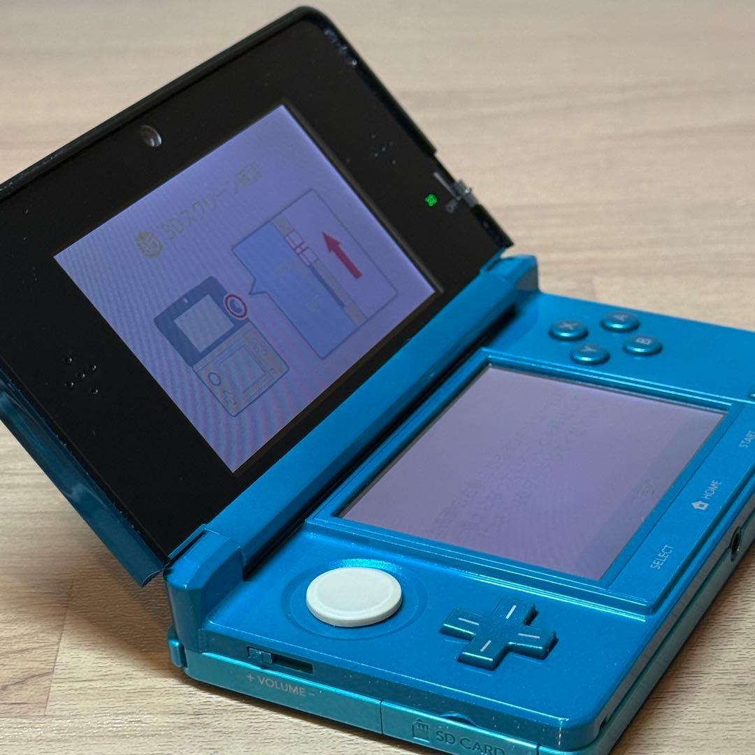 6-020 ニンテンドー3DS アクアブルー 箱付き