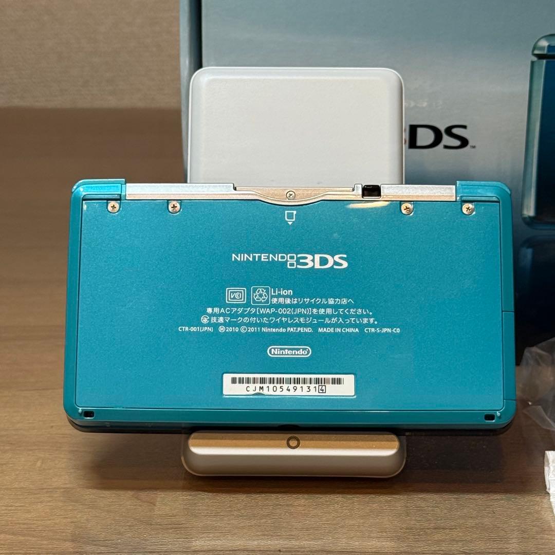 6-020 ニンテンドー3DS アクアブルー 箱付き