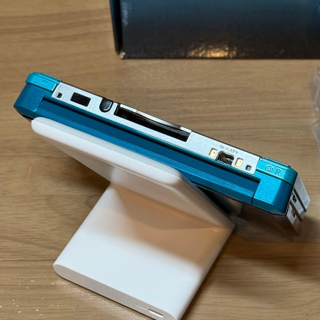 6-020 ニンテンドー3DS アクアブルー 箱付き