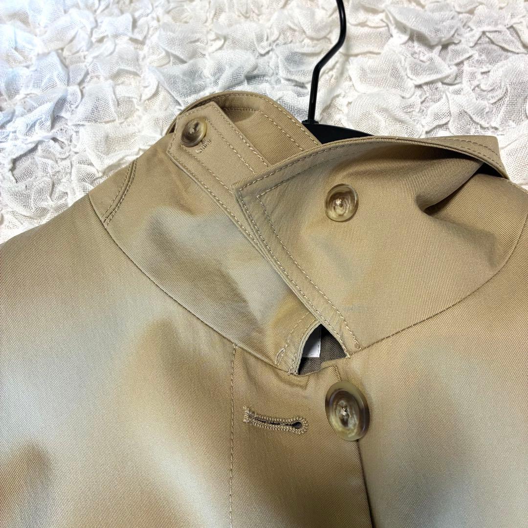 完売品 北欧、暮らしの道具店 着こなし決まるトレンチコート Sサイズ ベージュ