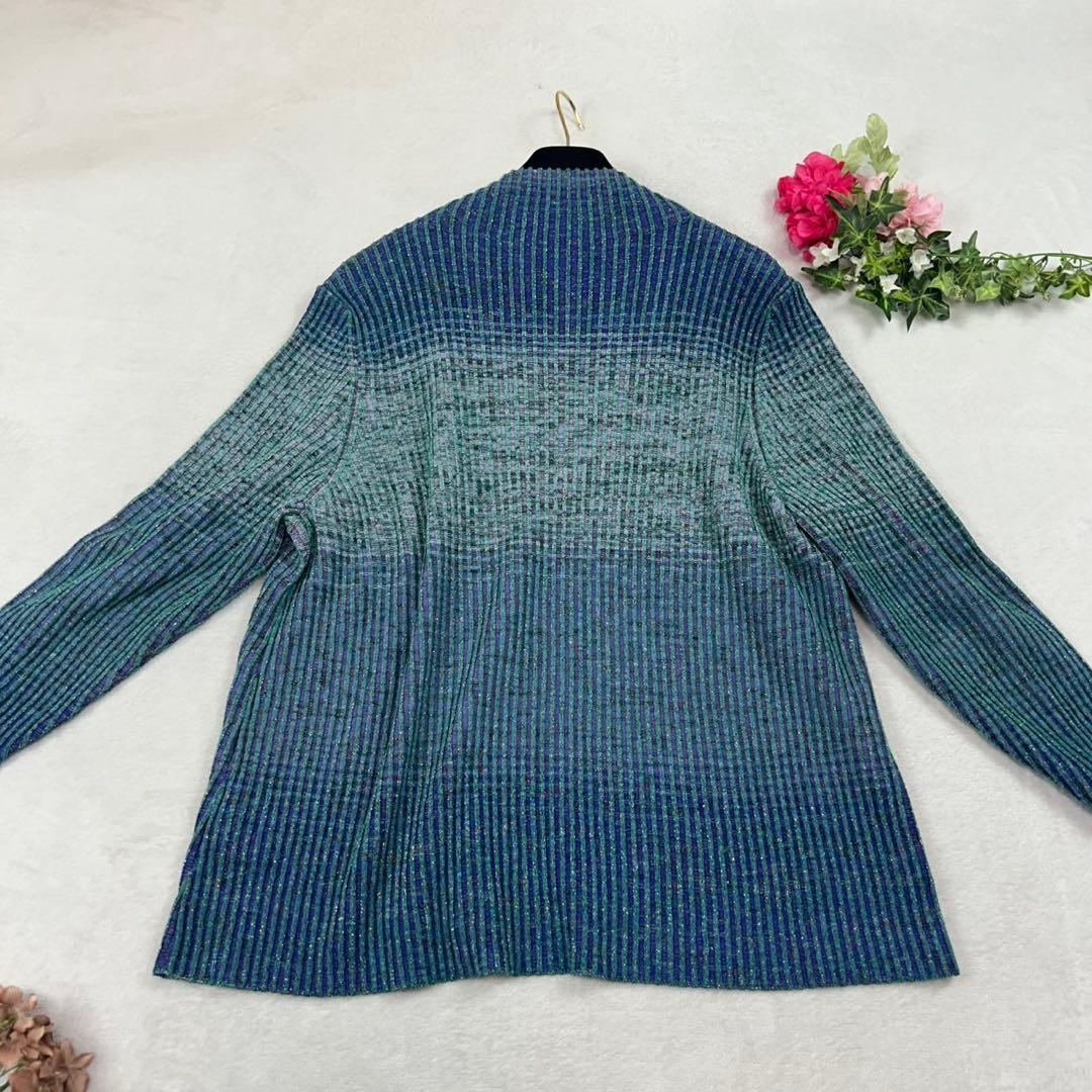 J692 新品未使用 L マリナリナルディ ニット ラメ カットソー レディース