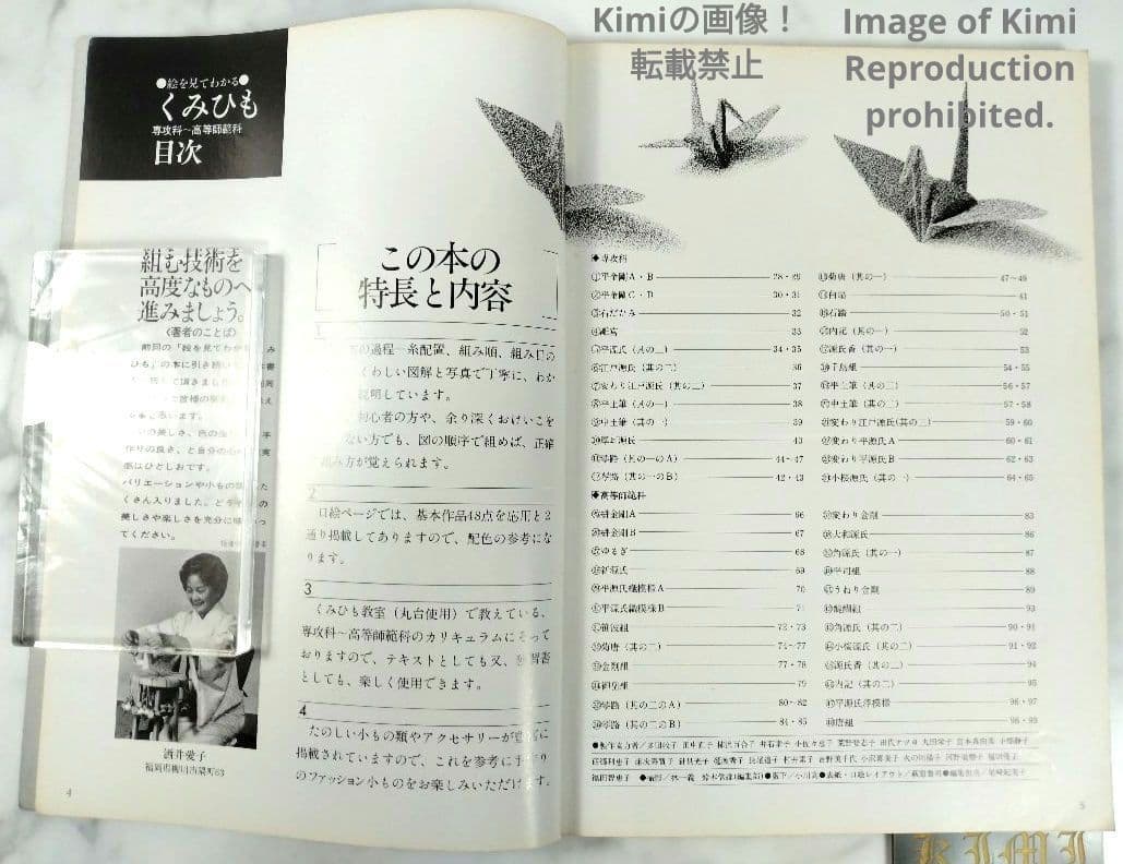 絵を見てわかる くみひも 専攻科 高等師範科課程 教室 本 1978 酒井愛子