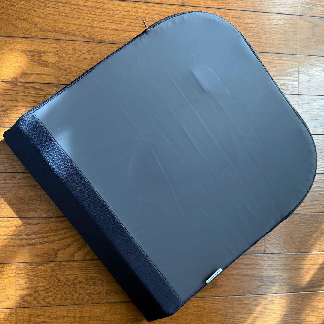 テンピュール ドーナツクッション 低反発 坐骨神経痛 腰痛 座布団 ネイビー 痔