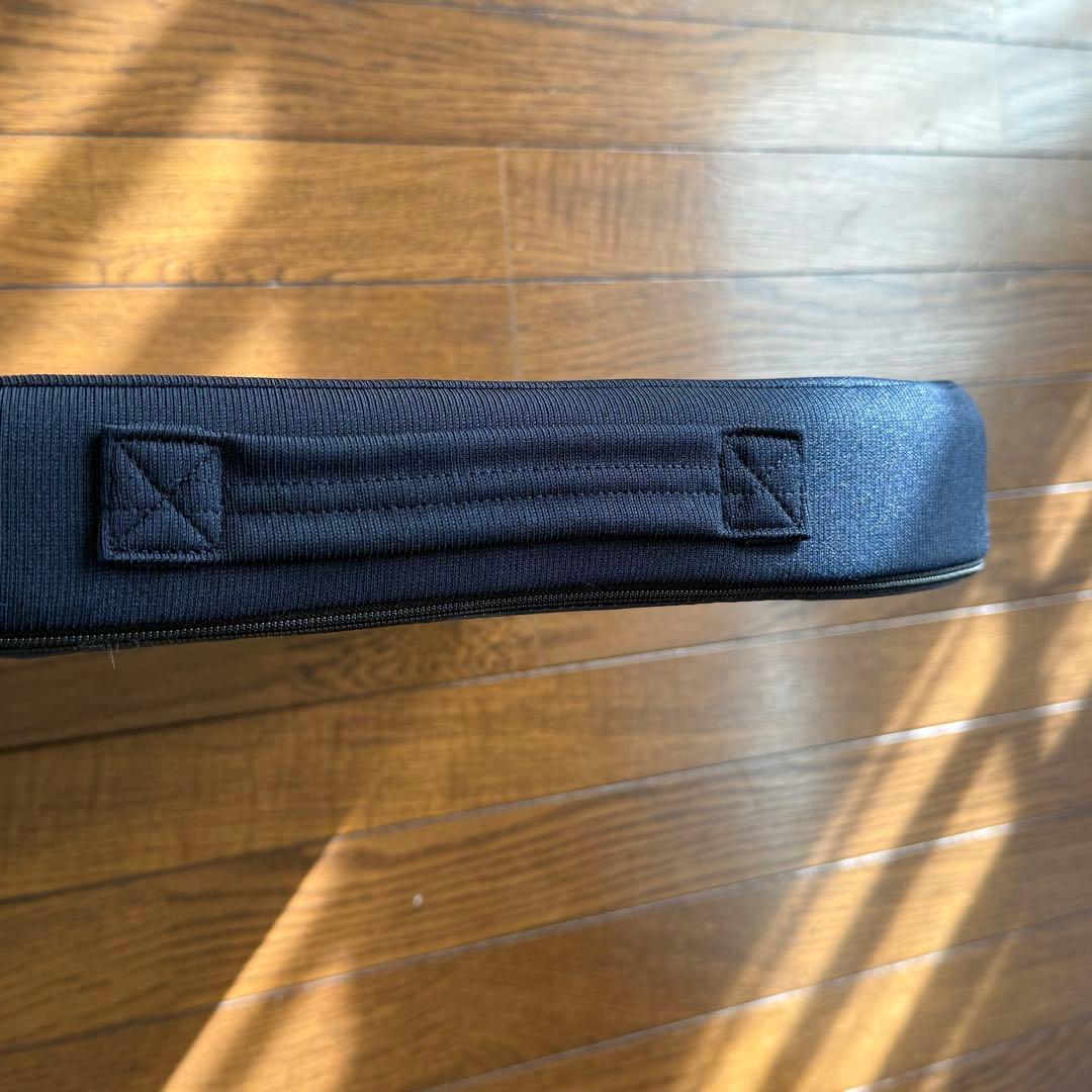 テンピュール ドーナツクッション 低反発 坐骨神経痛 腰痛 座布団 ネイビー 痔