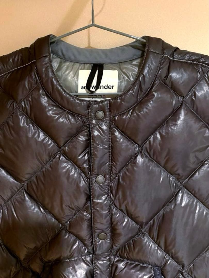 週末値下 and wander Diamond Stitch Down Vest