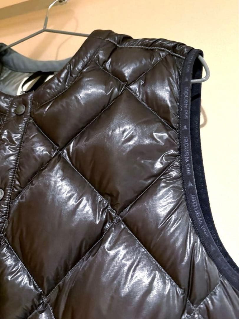 週末値下 and wander Diamond Stitch Down Vest