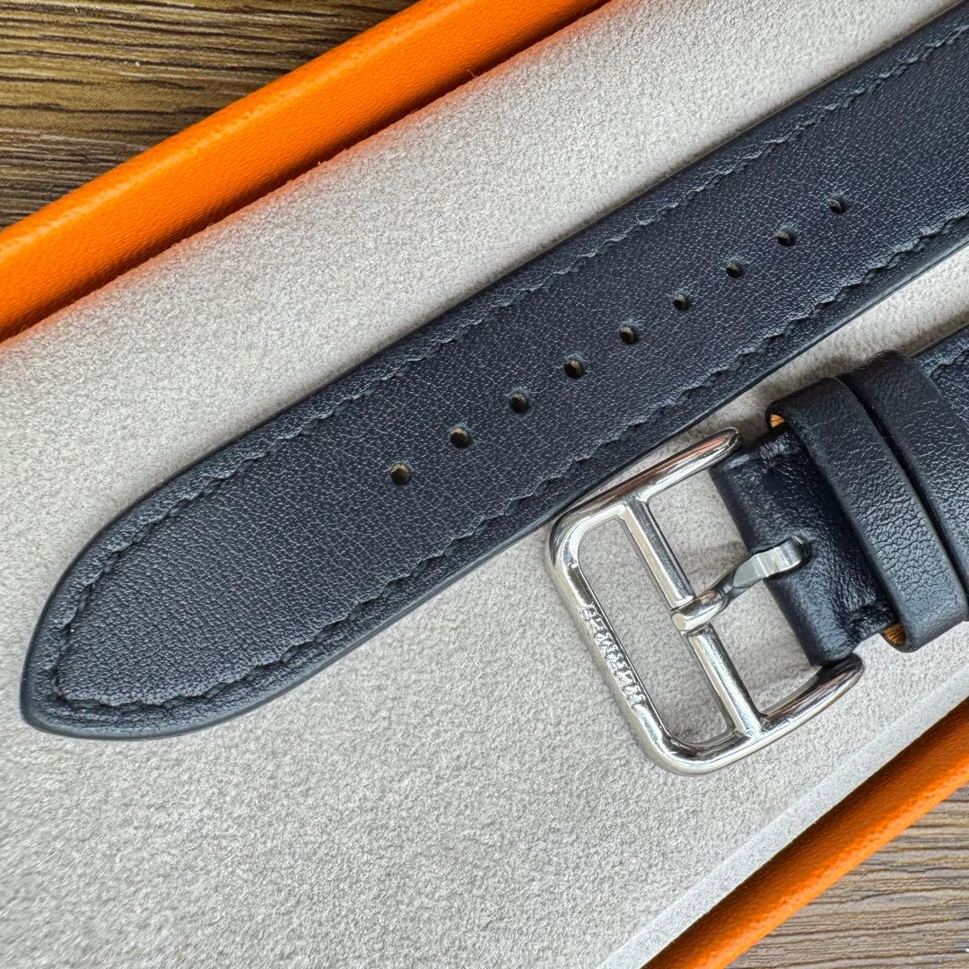 2772 Apple Watch エルメス　ブルー　インディゴ　ドゥブルトゥール