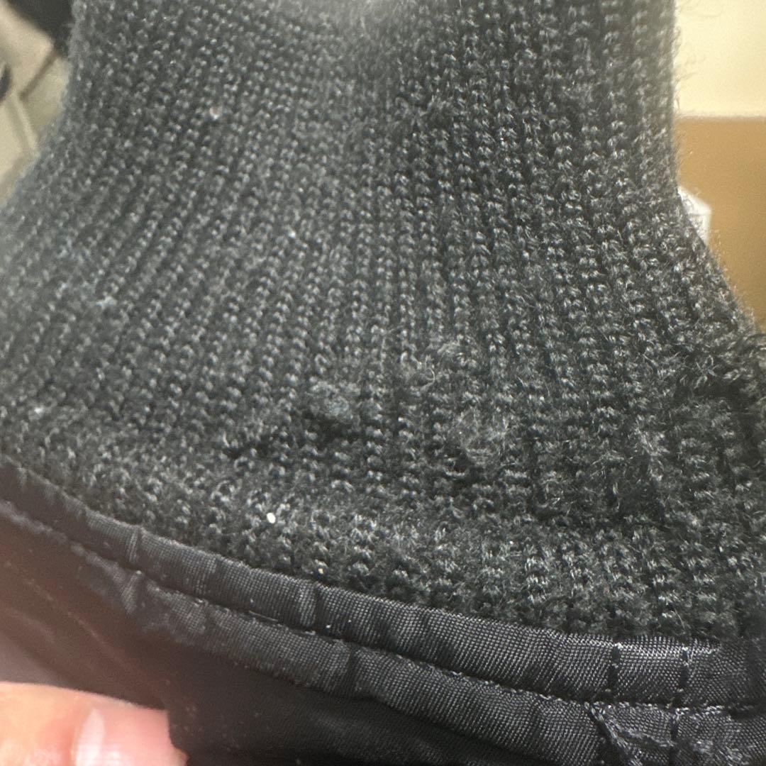 AVIREX ブラック MA-1ジャケット オレンジ裏地中綿入り