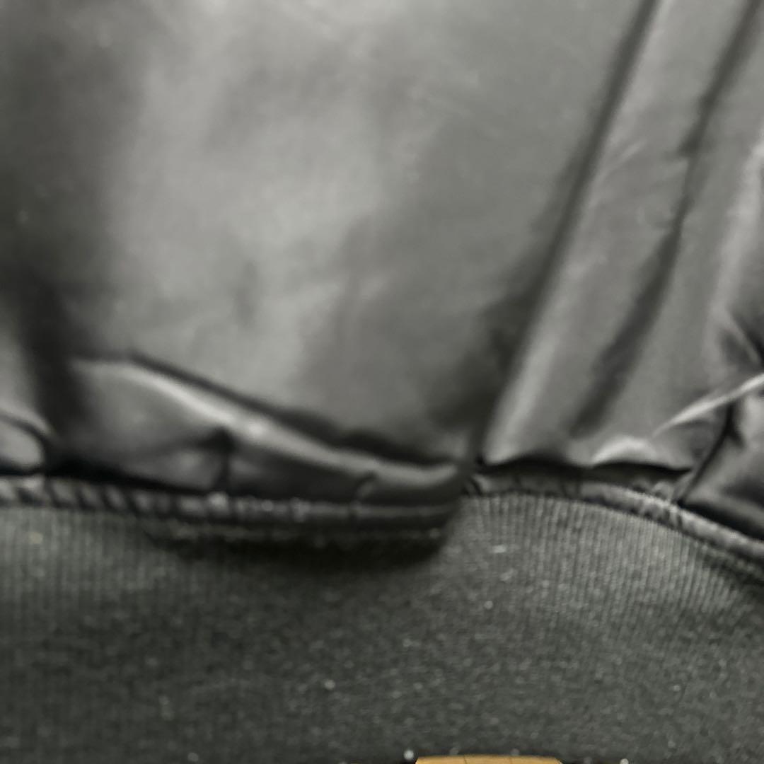 AVIREX ブラック MA-1ジャケット オレンジ裏地中綿入り