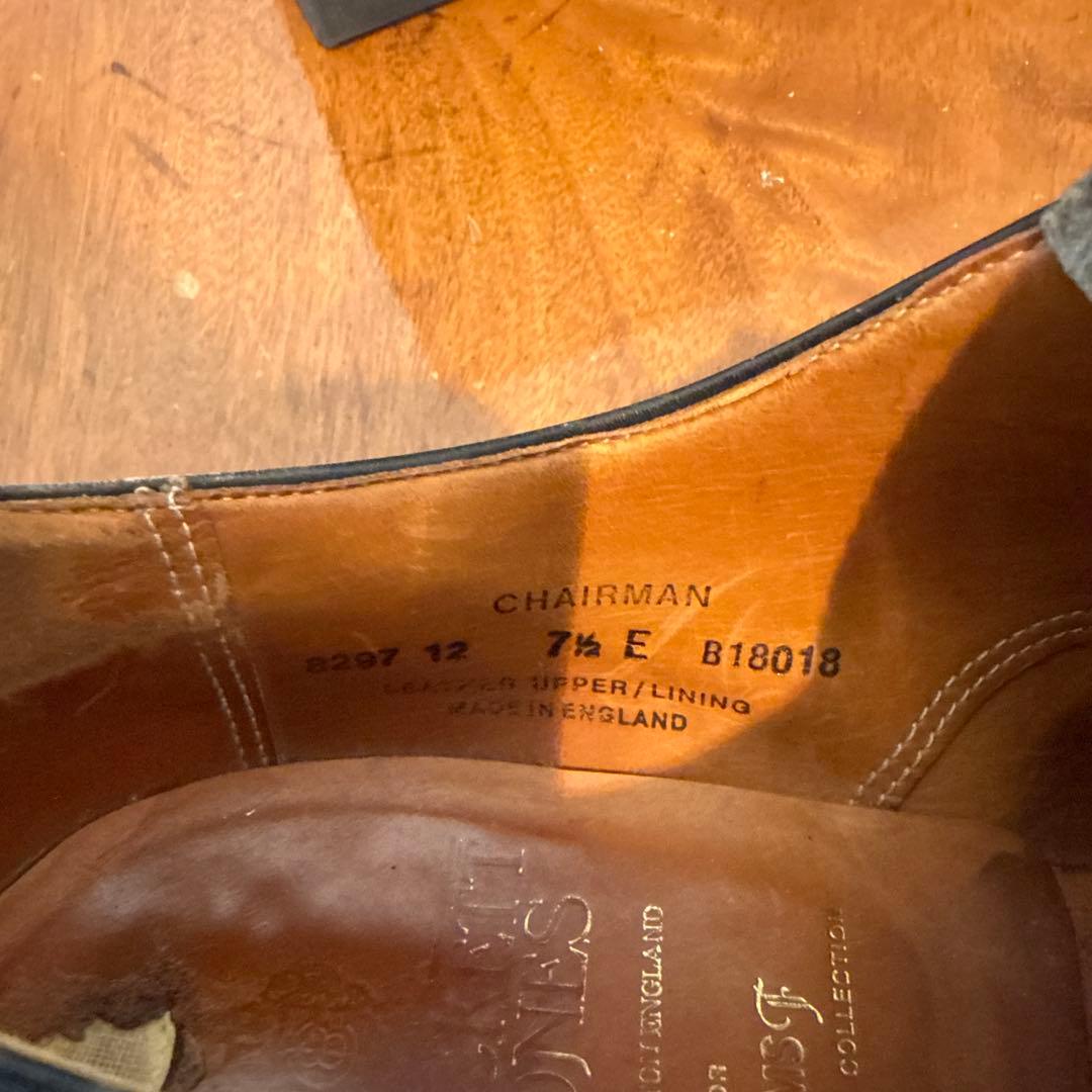 【CROCKETT&JONES 】CHAIRMAN BLACK CALF