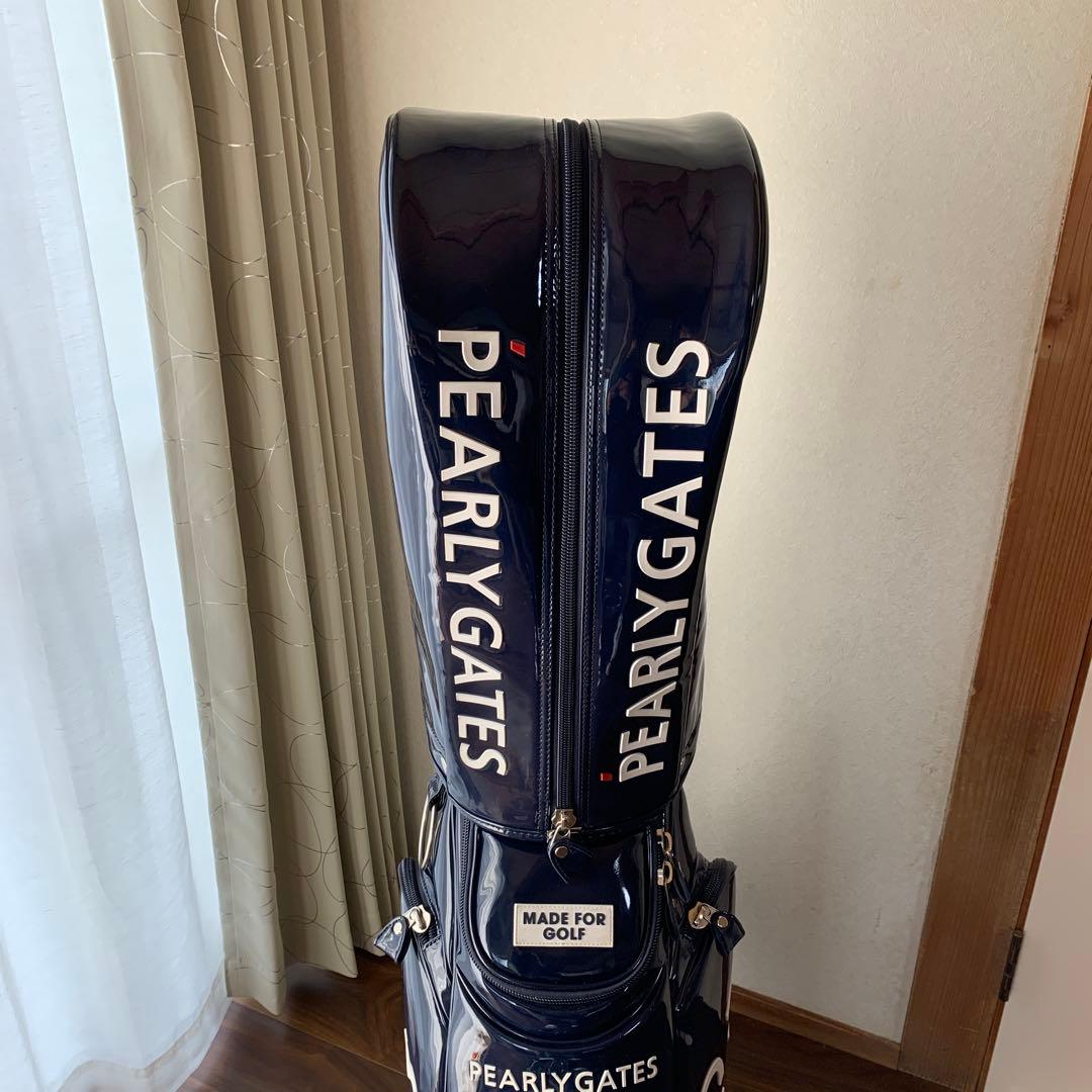 PEARLY GATES ネイビーキャディバッグ