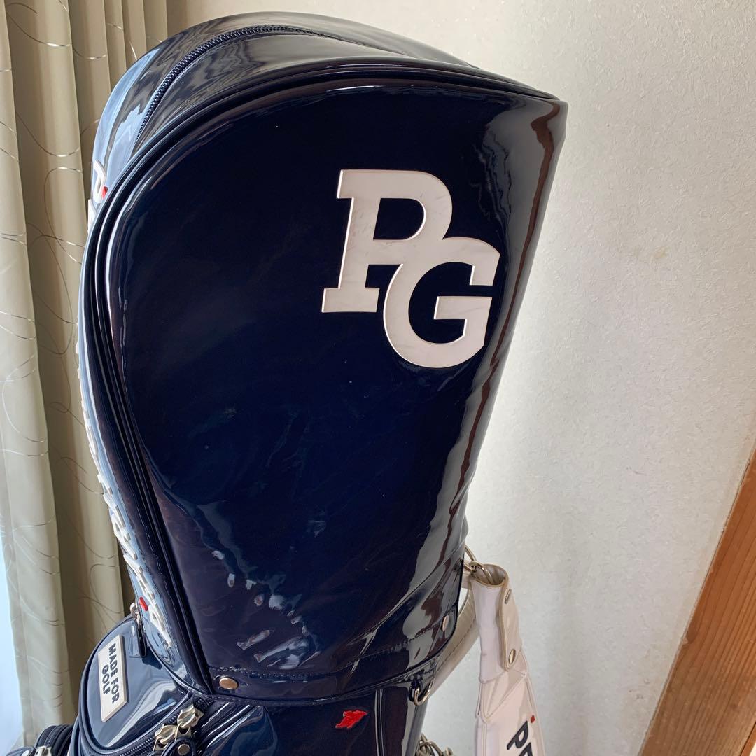 PEARLY GATES ネイビーキャディバッグ