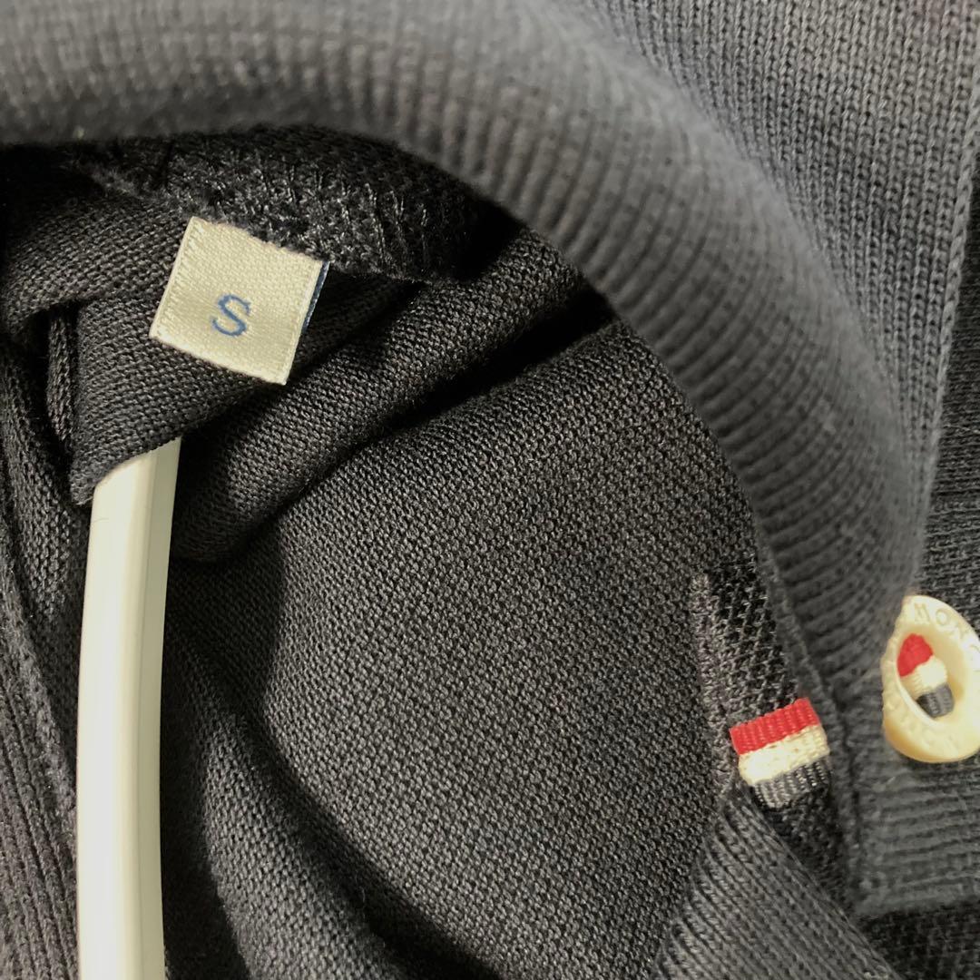 フ*ン様 【コード認証確認済み】MONCLER❁⃘トリコロールネイビー ポロシャ