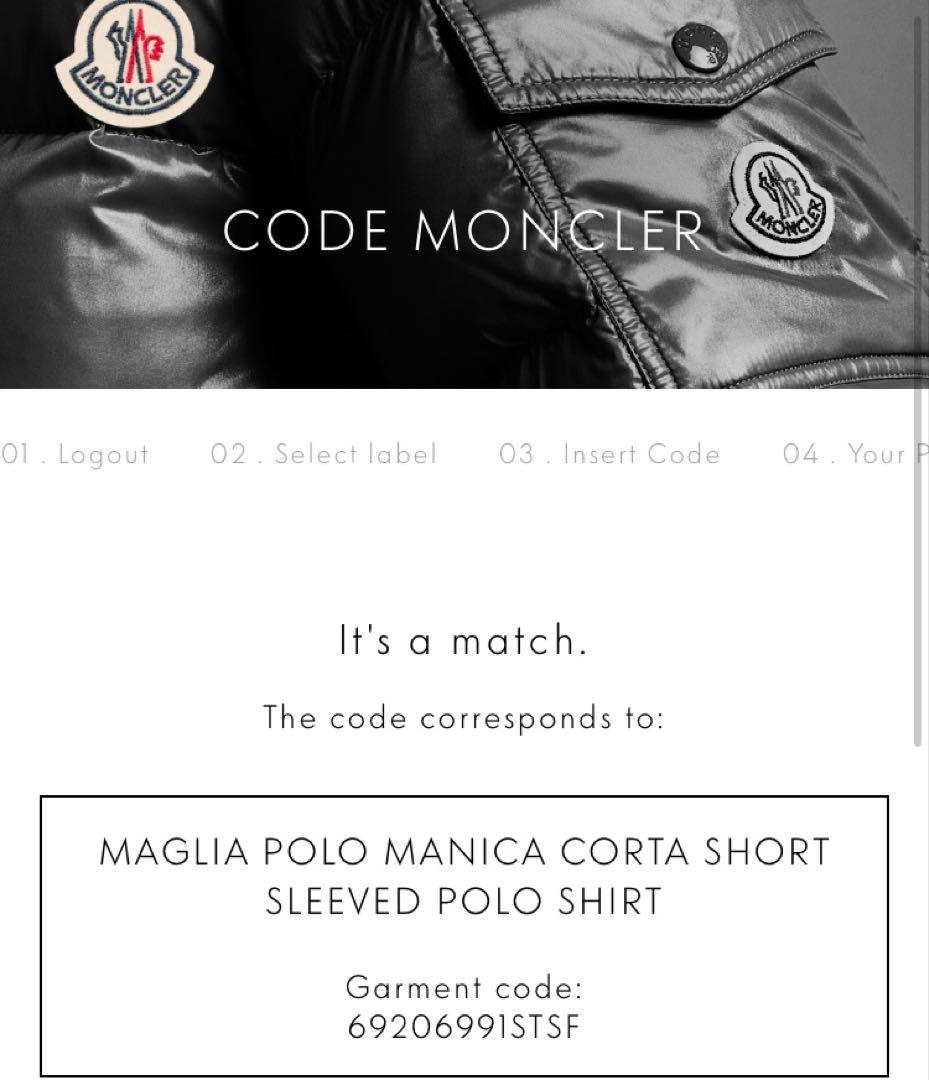 フ*ン様 【コード認証確認済み】MONCLER❁⃘トリコロールネイビー ポロシャ