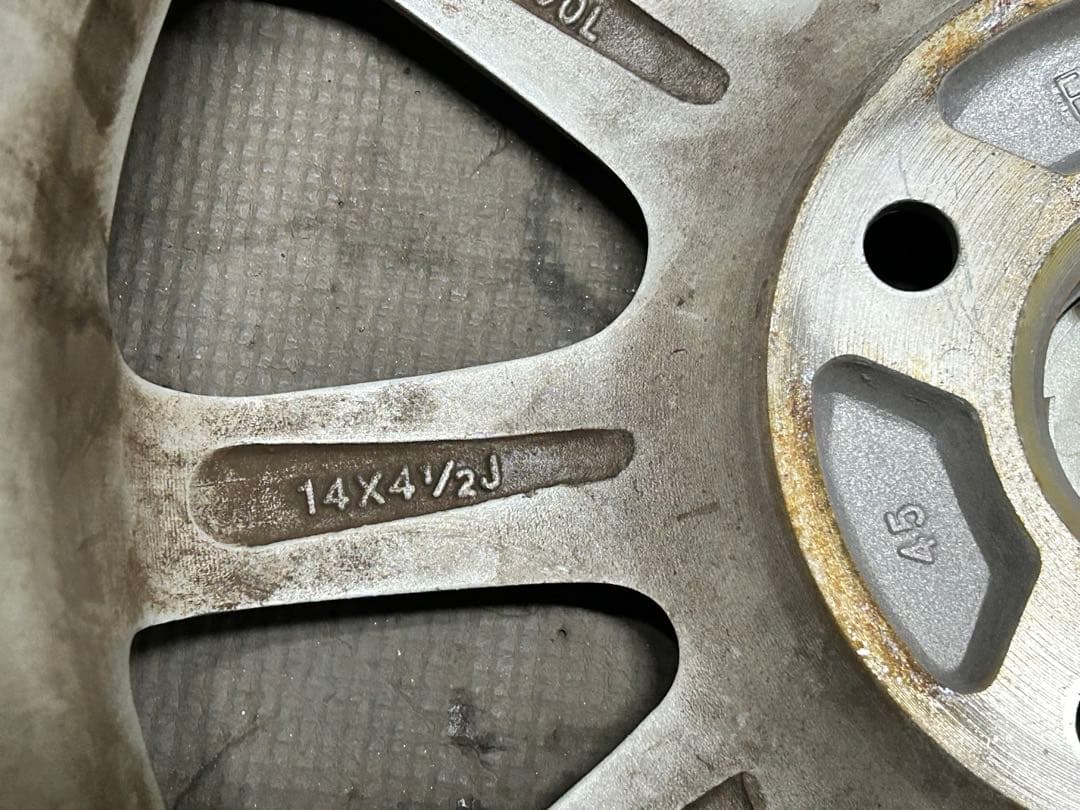 【良品！】ダイハツ　タント　純正アルミホイール　4本 14インチ軽自動車用