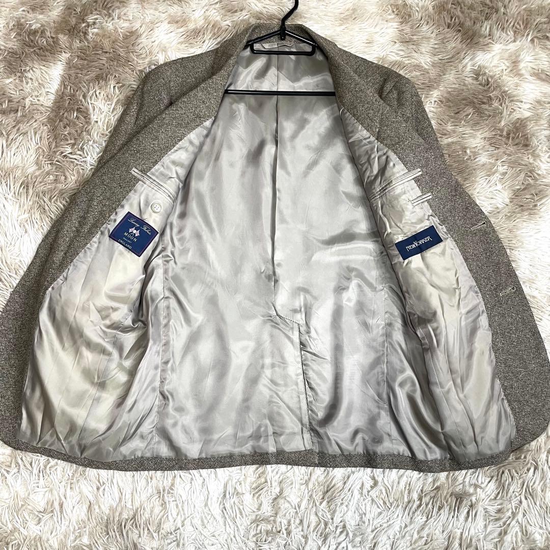 イギリス製生地 ニューヨーカー セットアップ スーツ メンズ ムーン 上下 総裏