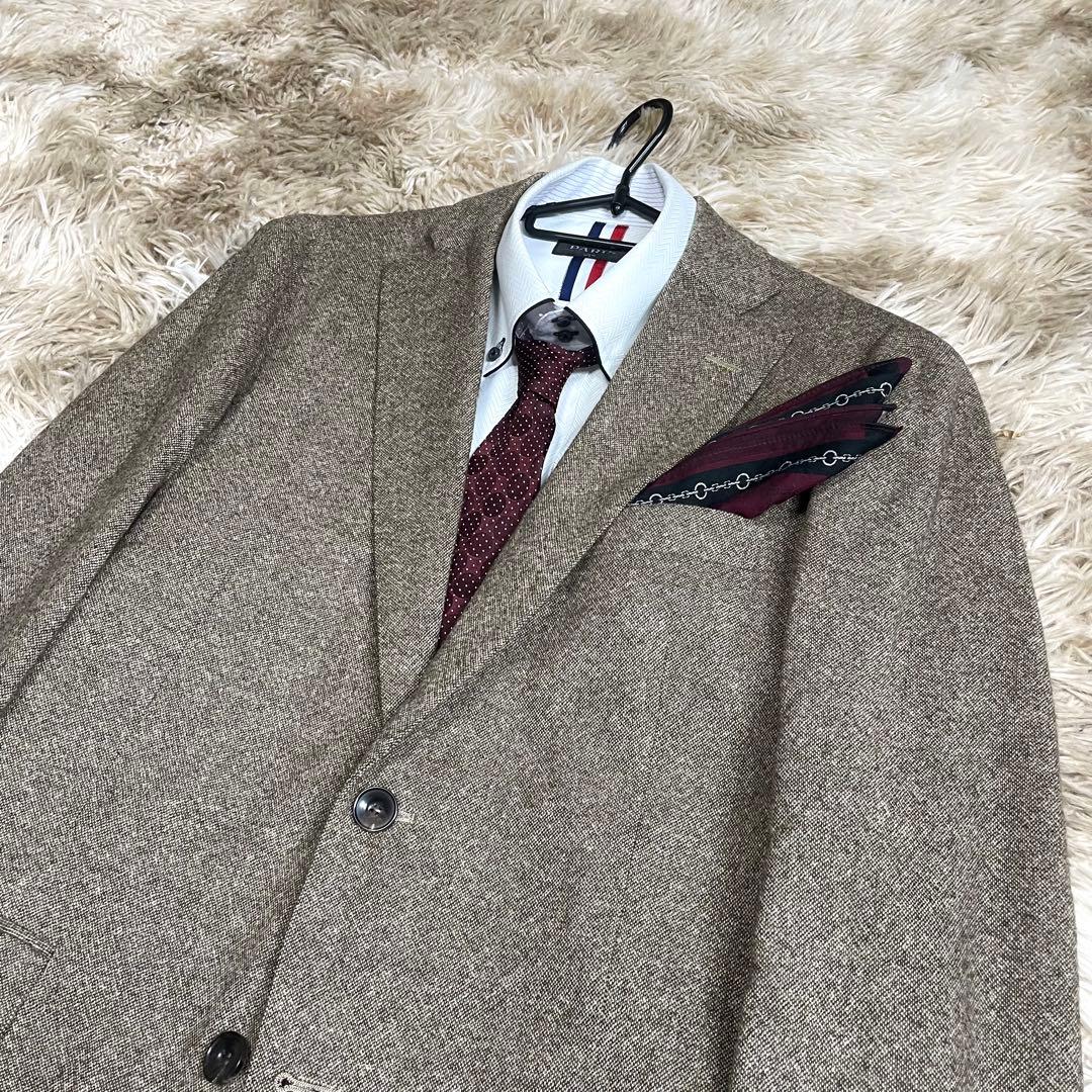 イギリス製生地 ニューヨーカー セットアップ スーツ メンズ ムーン 上下 総裏