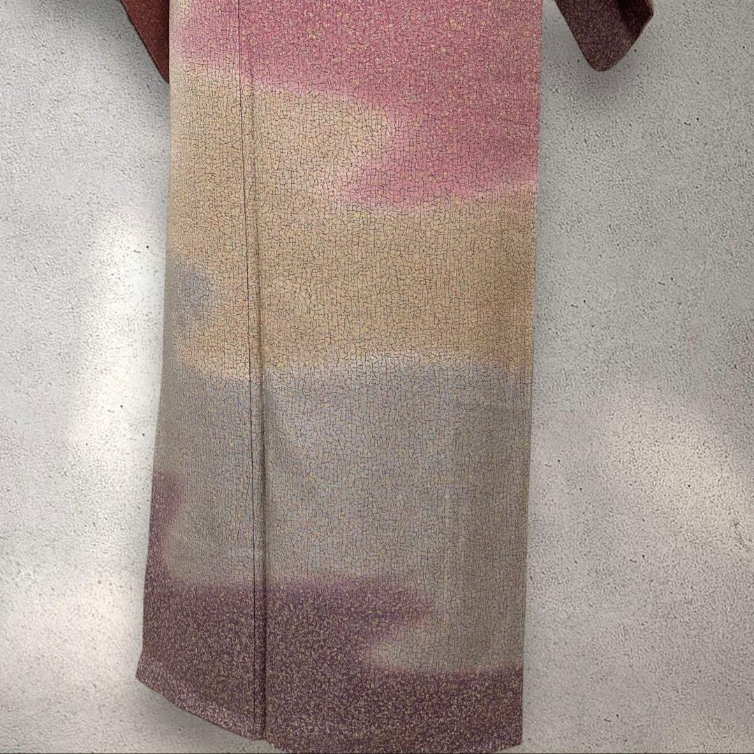 Y240 正絹 訪問着 作家物 フルセット 身丈157 裄丈68