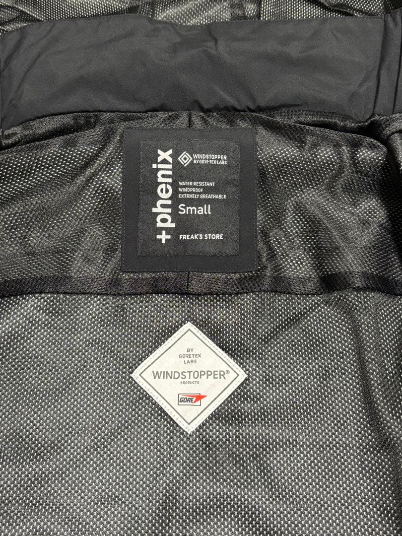 新品 +phenix GORE-TEX WINDSTOPPER 上下 S 別注