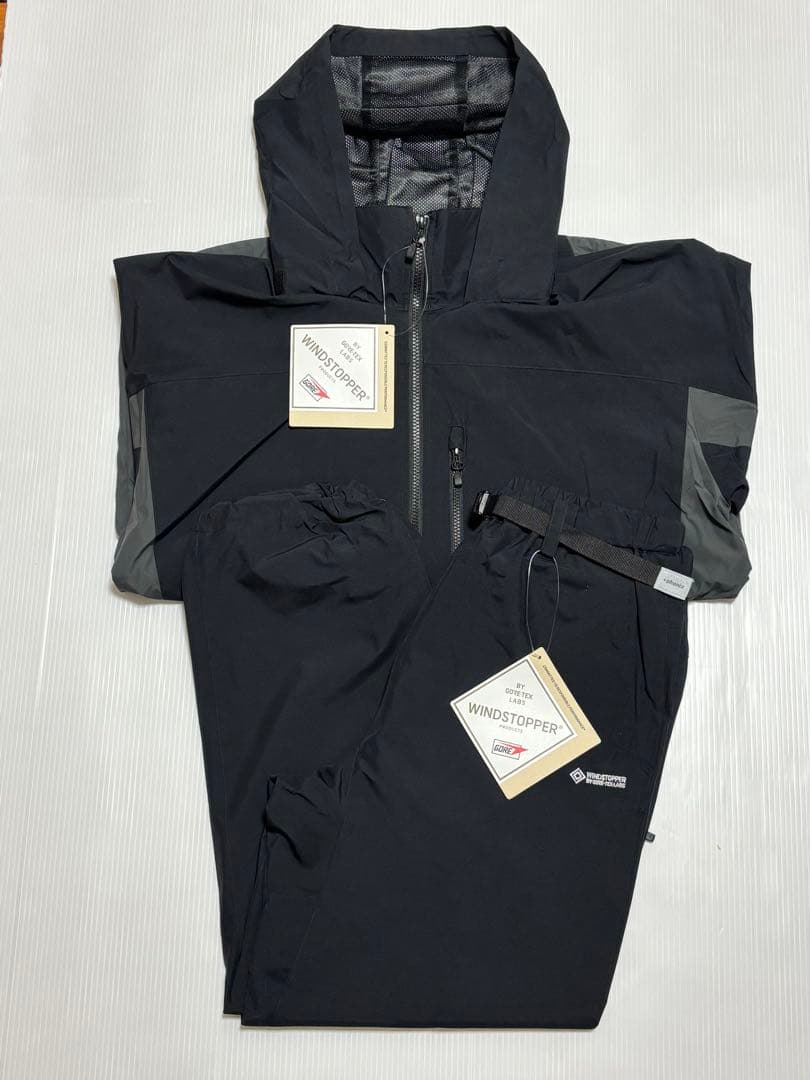 新品 +phenix GORE-TEX WINDSTOPPER 上下 S 別注